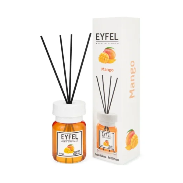 Odorizant camera EYFEL cu betisoare - Mango - 120ml