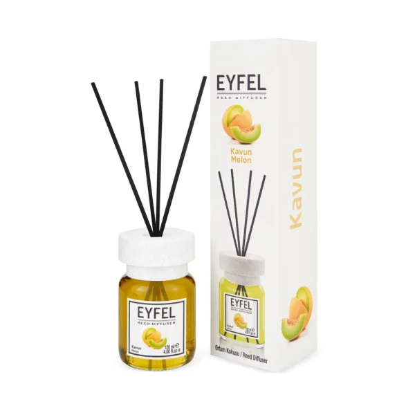 Odorizant camera EYFEL cu betisoare - Pepene Galben- 120ml